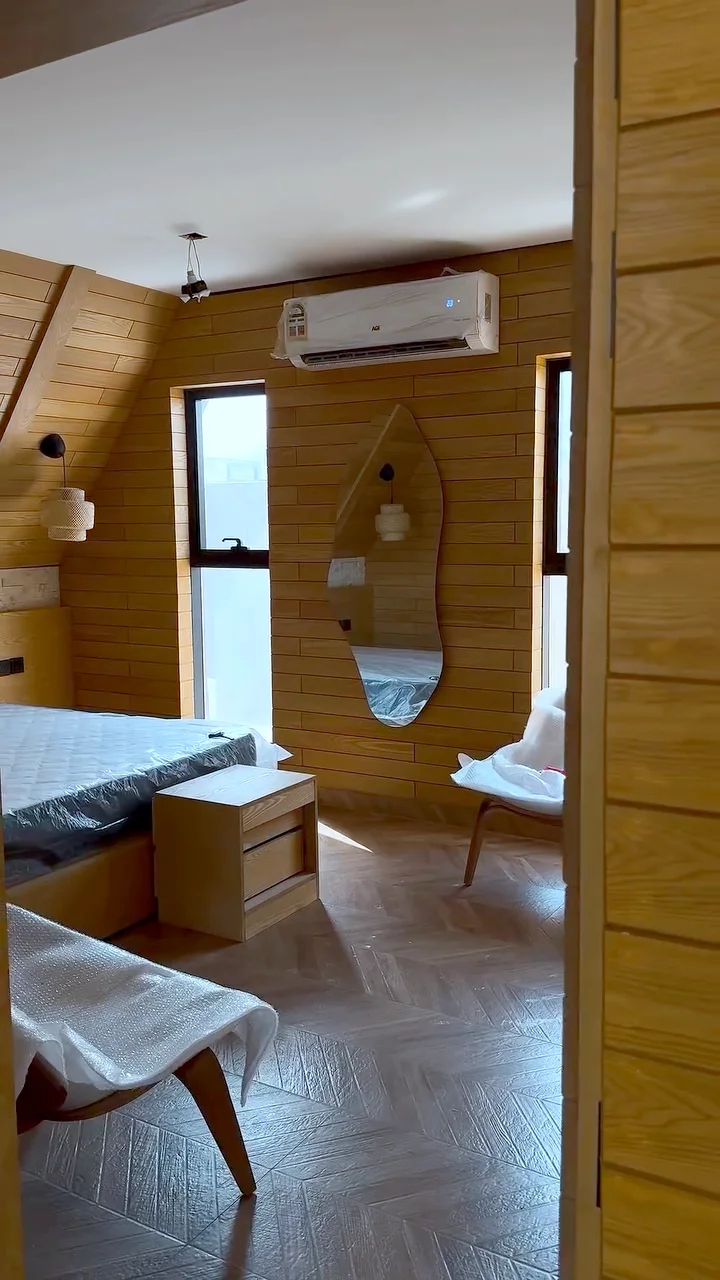 Cabin tour at golden hour